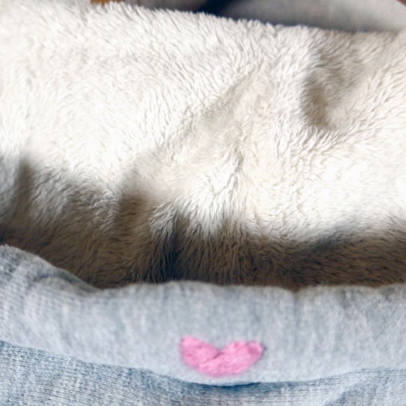 Fiorucci Love Therapy Women S Fleece 3/4-Zip Hooded Sweatshirt - Picture 7 of 15